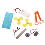 Maxbell Science Physics Experiment Wind Powered Toy DIY Manual Model Wind Driven Toy