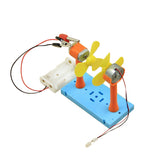 Maxbell Science Physics Experiment Wind Powered Toy DIY Manual Model Wind Driven Toy
