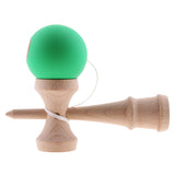 Maxbell Green Ball Wooden Kendama Bilboquet for Kids Children Party Games Xmas Gift