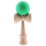 Maxbell Green Ball Wooden Kendama Bilboquet for Kids Children Party Games Xmas Gift