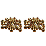 Maxbell 50 Pieces DIY Tungsten Slotted Fly Tying Beads Nymph Head Ball Beads 2.4/3.3mm the Sinking Speed is Faster