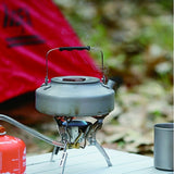 Maxbell 1600ml Aluminum Alloy Coffee Pot Tea Kettle + 2 Pieces 150ml Cup Mug Camping