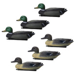 Maxbell 6 Pcs Fishing Hunting Male Decoy Plastic Duck Decoy Drake w/ Floating Keel