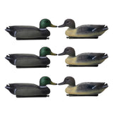 Maxbell 6 Pcs Fishing Hunting Male Decoy Plastic Duck Decoy Drake w/ Floating Keel