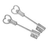 Maxbell 2 Pairs Nipple Ring Bars Crystal Jewelry Stainless Steel Body Jewelry