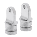 Maxbell 1 Pair Premium 316 Stainless Steel Marine Boat Bimini Top Fitting Inside Eye End Hardware fits 22mm 7/8'' Tube