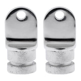 Maxbell 1 Pair Premium 316 Stainless Steel Marine Boat Bimini Top Fitting Inside Eye End Hardware fits 22mm 7/8'' Tube