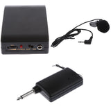 Maxbell Protbale Wireless Lavalier (Lapel) Microphone System with Bodypack Transmitter and 6.35mm Jack Receiver Set