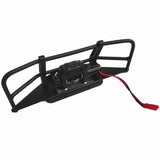 Maxbell RC Metal Front Bumper with Winch+Controller For 1:10 D90 D110 RC Parts