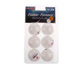 Maxbell Waterproof Table Tennis Paddle Bat Hard Case Cover with 6Pcs Ping Pong Balls