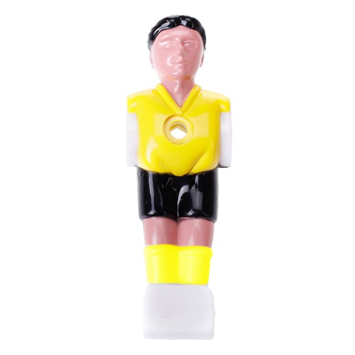 Maxbell 22 Pieces Foosball Man Table Soccer Man Player Replacement Yellow & Blue