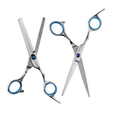 Maxbell High Quality Professional Stainless Steel Hair Regular Cutting Texturizing Thinning Scissors Hairdresser Stylist Salon Barber Hairdressing Tool Set 6.5 inches