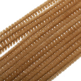 Maxbell 100 Pieces Chenille Stems Pipe Cleaners Kids Craft Twist Rods Brown & White