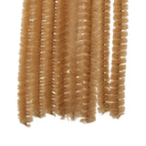 Maxbell 100 Pieces Chenille Stems Pipe Cleaners Kids Craft Twist Rods Brown & White