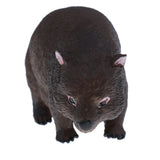 Maxbell Simulation Wildlife Wombat Animal Model Action Figures Toys Kid Educational Toy Home Office Collectibles Decoration