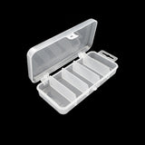 Maxbell Fishing Tackle Box 5-slots Lures Storage Case + 100Pc Pop ups Soft Corn Bait