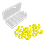 Maxbell Fishing Tackle Box 5-slots Lures Storage Case + 100Pc Pop ups Soft Corn Bait