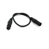 Maxbell DMX Stage Light Cables Wires with 5-Pin Signal XLR Male to 3-Pin XLR Female+5-Pin Signal XLR Female to 3-Pin XLR Male Connection