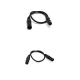 Maxbell DMX Stage Light Cables Wires with 5-Pin Signal XLR Male to 3-Pin XLR Female+5-Pin Signal XLR Female to 3-Pin XLR Male Connection