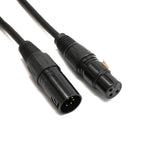 Maxbell DMX Stage Light Cables Wires with 5-Pin Signal XLR Male to 3-Pin XLR Female+5-Pin Signal XLR Female to 3-Pin XLR Male Connection