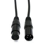 Maxbell DMX Stage Light Cables Wires with 5-Pin Signal XLR Male to 3-Pin XLR Female+5-Pin Signal XLR Female to 3-Pin XLR Male Connection