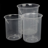 Maxbell 100ml + 150ml + 250ml Kitchen Lab Graduated Beaker Cup Measuring Container Test