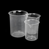 Maxbell 100ml + 150ml + 250ml Kitchen Lab Graduated Beaker Cup Measuring Container Test