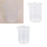 Maxbell 100ml + 150ml + 250ml Kitchen Lab Graduated Beaker Cup Measuring Container Test