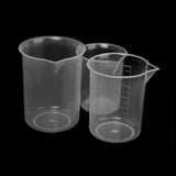 Maxbell 50ml + 100ml + 150ml Kitchen Lab Graduated Beaker Cup Measuring Container Test