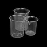 Maxbell 50ml + 100ml + 150ml Kitchen Lab Graduated Beaker Cup Measuring Container Test