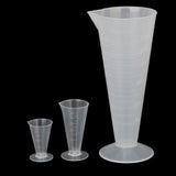 Maxbell 5Pcs Assorted Size Graduated Beaker Measuring Measurement Cup Kitchen Lab