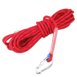 Maxbell 10m 12mm Red Safety Outdoor Climbing Rescue Rope + Camo Rope Storage Bag