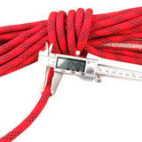 Maxbell 10m 12mm Red Safety Outdoor Climbing Rescue Rope + Camo Rope Storage Bag