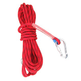 Maxbell 10m 12mm Red Safety Outdoor Climbing Rescue Rope + Camo Rope Storage Bag