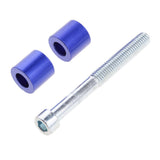 Maxbell Frame Slider Falling Crash Protector for Motorcycle Blue and Red