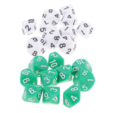 Maxbell 20pcs 10 Sided Dice D10 Polyhedral Dice for Dungeons and Dragons Games
