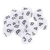 Maxbell 20pcs 10 Sided Dice D10 Polyhedral Dice for Dungeons and Dragons Games