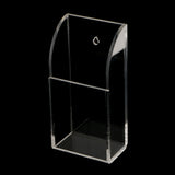 Maxbell 2 pcs 4mm Acrylic TV Air Remote Control Holder Case Wall Mount Storage Box