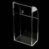 Maxbell 2 pcs 4mm Acrylic TV Air Remote Control Holder Case Wall Mount Storage Box
