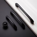 Maxbell 20Pieces Matte Black Furniture Decor Zinc Alloy Door Drawer Pull Handle Knob