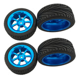 Maxbell Durable Rims & Tires RC Car Wheels for 1/18 WLToys A949 A959 A969 Accessory