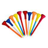 Maxbell 10 Pieces Rubber Cushion Top Golf Tees Set Random Color Reduce Hit Impact