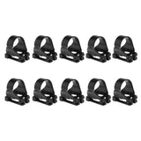 Maxbell 10 Pieces Universal Plastic Snorkel Clip Keeper Retainer For Scuba Diving