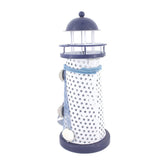 Maxbell Wrought Iron Nautical Lighthouse Lantern Candle Holder 18cm Seabirds & Boat