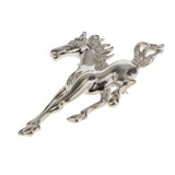 Maxbell 2pcs Silver /Gold Running Horse Brooch Pins Animal Jewelry Costume Gifts