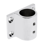 Maxbell 4 Pieces Heavy Duty Mirror Polished 316 Stainless Steel Boat Hand Rail Fitting 1'' Rectangular Base