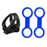 Maxbell 3 Pieces Universal Scuba Diving Silicone Mask Snorkel Keeper Clip Holder