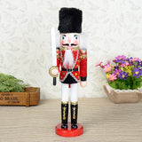 Maxbell 4 Wooden Nutcracker Soldier Christmas Decoration Ornaments Xma's Toys Gifts