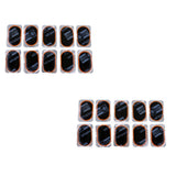 Maxbell 20Pcs Inner Tube Puncture Repair Kit Bike Truck Tire Tyre Patches 32 x 50mm