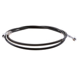 Maxbell Brake Clutch Throttle Cable Oil Hose Pipe for Motorcycle Silver and Black